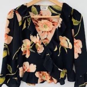 SEEK THE LABEL black floral top